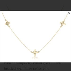 Authentic enewton cross necklace